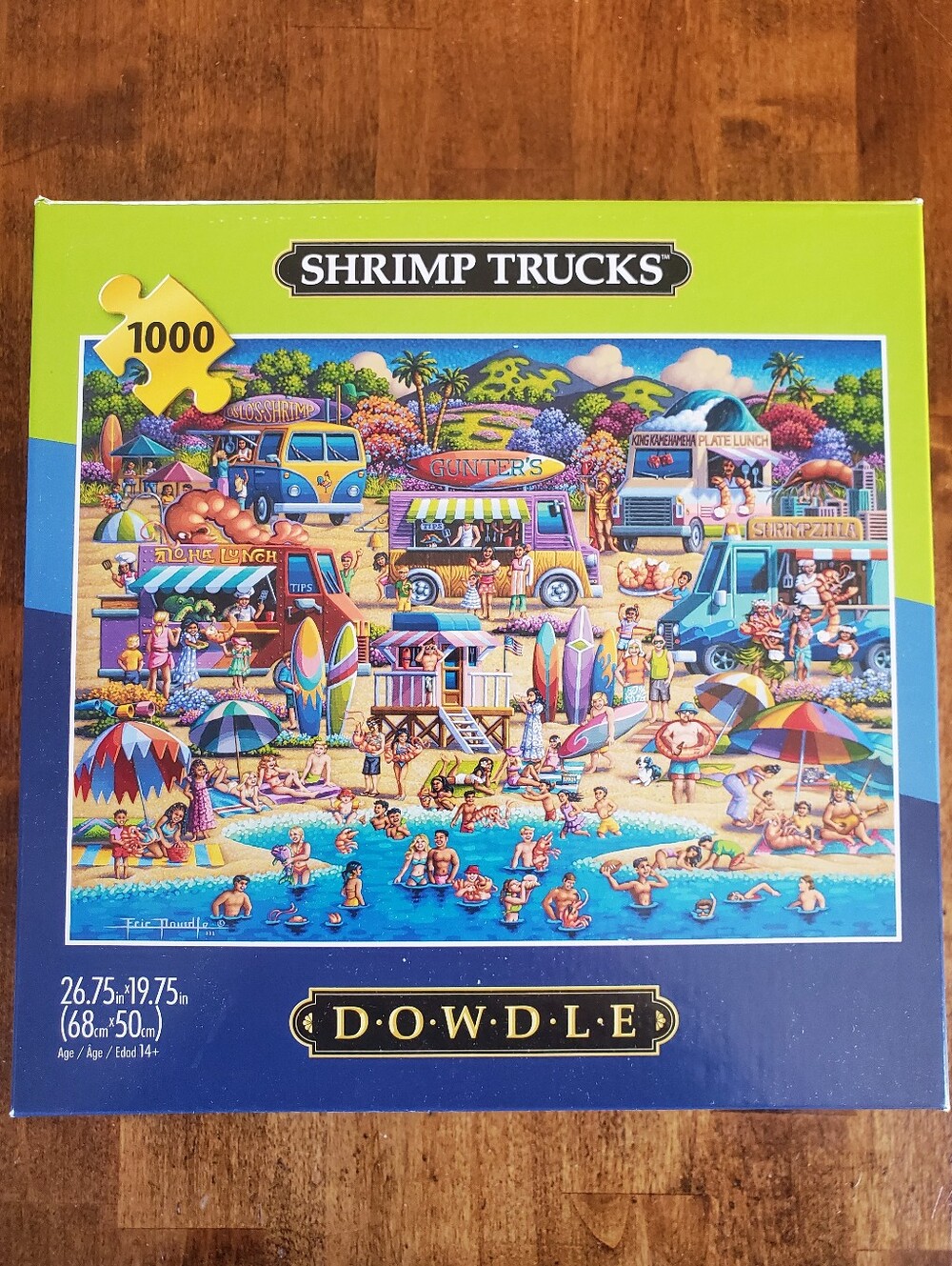 Dowdle Shrimp Trucks 1000-Piece Buffalo Puzzle